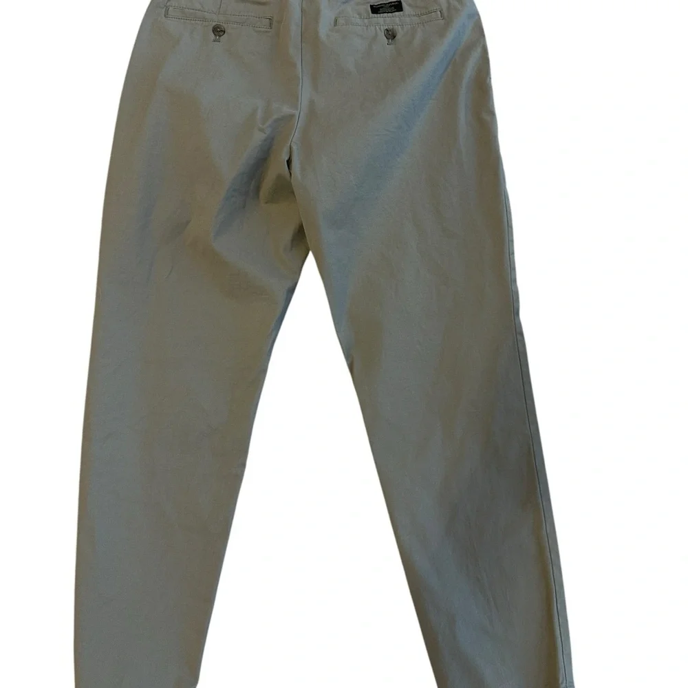 Banana Republic Men’s Lived-In Chino Athletic Fit Pants Gray Size 32